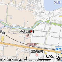 香川県東かがわ市町田736-1周辺の地図