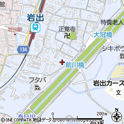 和歌山県岩出市高塚24周辺の地図
