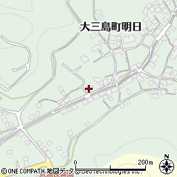 愛媛県今治市大三島町明日313周辺の地図