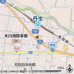 香川県東かがわ市土居69周辺の地図