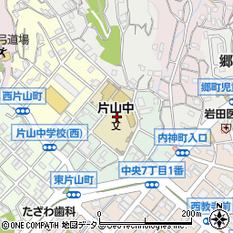 広島県呉市東片山町周辺の地図