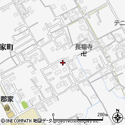 香川県丸亀市郡家町1993-3周辺の地図