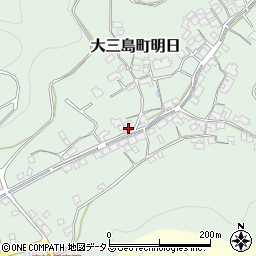 愛媛県今治市大三島町明日328周辺の地図