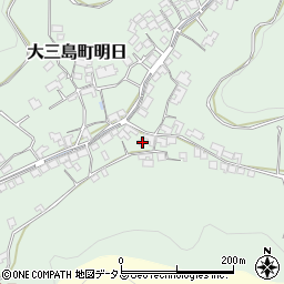 愛媛県今治市大三島町明日2212周辺の地図