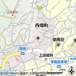 広島県呉市西畑町周辺の地図