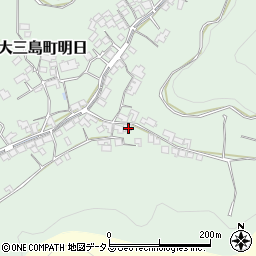愛媛県今治市大三島町明日2132周辺の地図