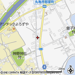 香川県丸亀市郡家町2437周辺の地図