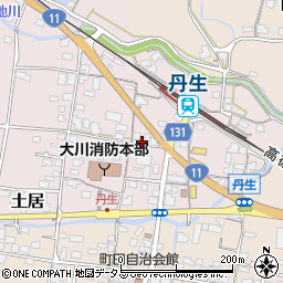 香川県東かがわ市土居62周辺の地図