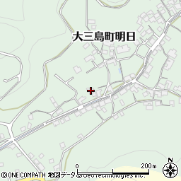 愛媛県今治市大三島町明日320周辺の地図