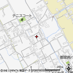 香川県丸亀市郡家町1357-2周辺の地図