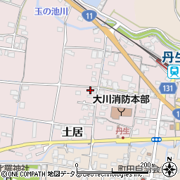 香川県東かがわ市土居145周辺の地図