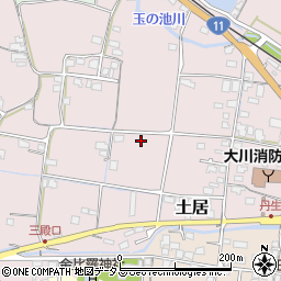 香川県東かがわ市土居周辺の地図