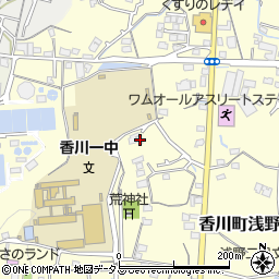 香川県高松市香川町浅野1153周辺の地図