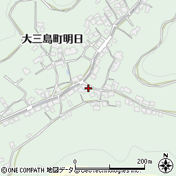 愛媛県今治市大三島町明日2216周辺の地図