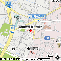 殿田胃腸肛門病院周辺の地図