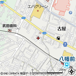 和歌山県和歌山市古屋88周辺の地図