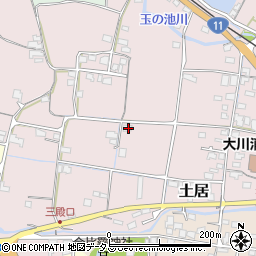 香川県東かがわ市土居196周辺の地図