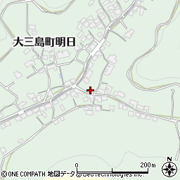 愛媛県今治市大三島町明日1958周辺の地図