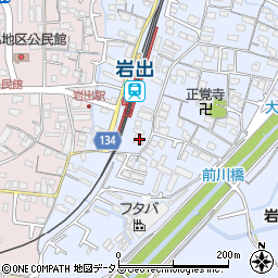 和歌山県岩出市高塚50周辺の地図
