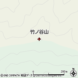 竹ノ谷山周辺の地図