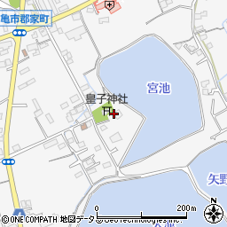 香川県丸亀市郡家町2216-2周辺の地図