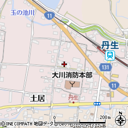 香川県東かがわ市土居101周辺の地図
