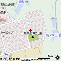 兵庫県南あわじ市潮美台2丁目周辺の地図
