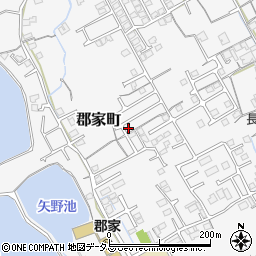 香川県丸亀市郡家町2101-7周辺の地図