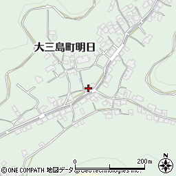 愛媛県今治市大三島町明日478周辺の地図