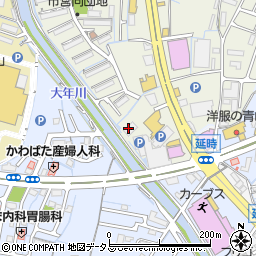 株式会社産九　中営業所周辺の地図