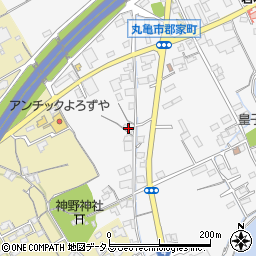 香川県丸亀市郡家町2376-1周辺の地図
