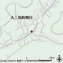 愛媛県今治市大三島町明日484周辺の地図