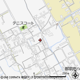 香川県丸亀市郡家町1345-7周辺の地図