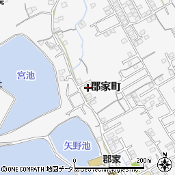 香川県丸亀市郡家町2095-5周辺の地図