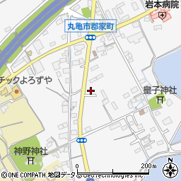 香川県丸亀市郡家町2429-1周辺の地図