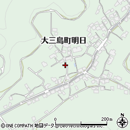 愛媛県今治市大三島町明日337周辺の地図