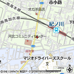 和歌山県和歌山市市小路181-9周辺の地図