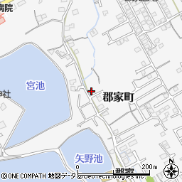 香川県丸亀市郡家町2095-9周辺の地図