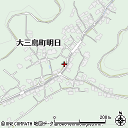 愛媛県今治市大三島町明日487周辺の地図