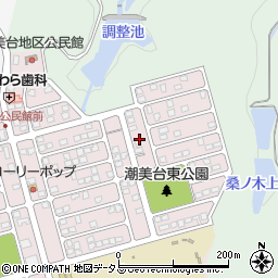 兵庫県南あわじ市潮美台2丁目17周辺の地図