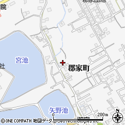 香川県丸亀市郡家町2095-8周辺の地図