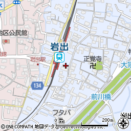 和歌山県岩出市高塚56-1周辺の地図