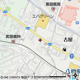 杏亭　古屋店周辺の地図
