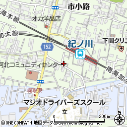 紀の川２輪周辺の地図