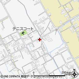 香川県丸亀市郡家町1345-5周辺の地図