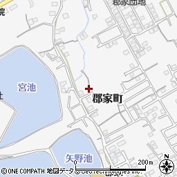 香川県丸亀市郡家町2095-7周辺の地図