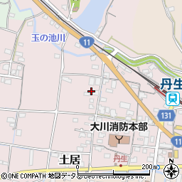 香川県東かがわ市土居142周辺の地図