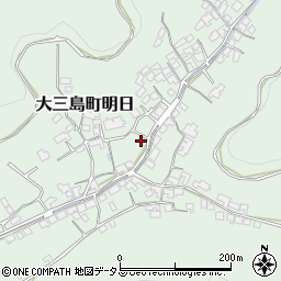 愛媛県今治市大三島町明日490周辺の地図
