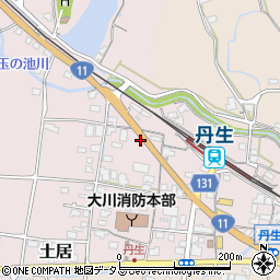 香川県東かがわ市土居113周辺の地図