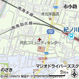 和歌山県和歌山市市小路197-6周辺の地図